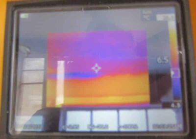 Free Thermal Imaging Inspection detects water in ceiling