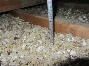 Vermiculite in Attic