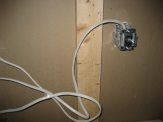 Electrical cables are required to be secured within 12 inches of electrical box.
