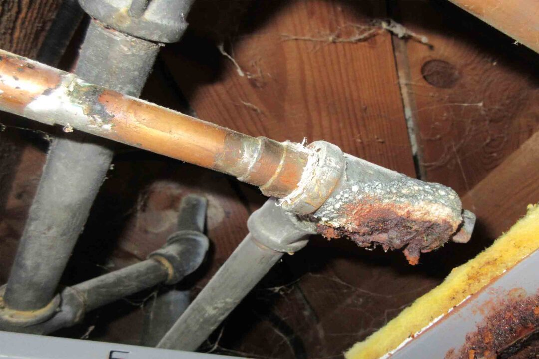 Galvanized-Plumbing-Pipe-is-Starting-to-Leak