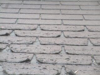 Curling and worn out Shingles Curling and worn out Shingles