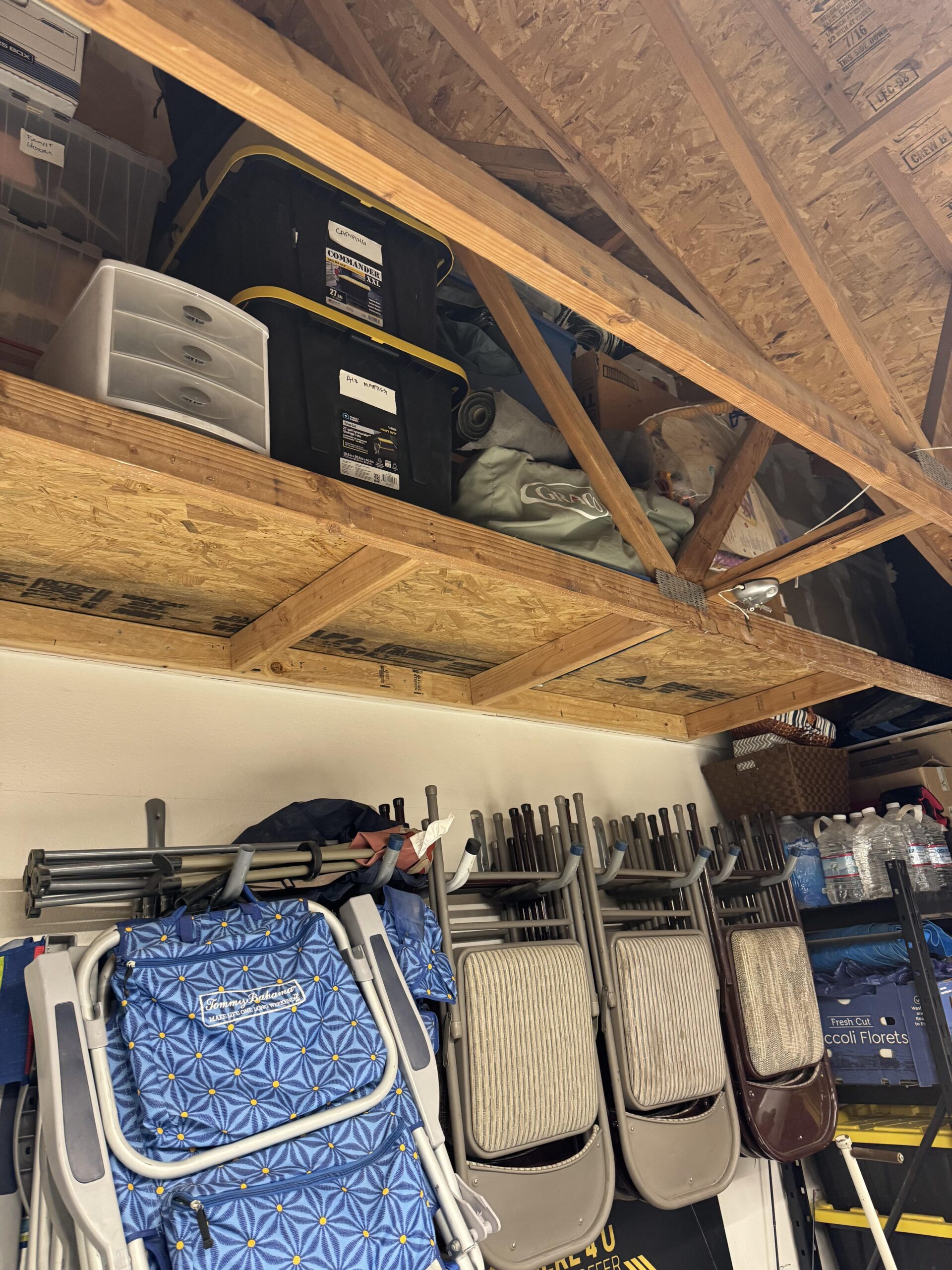 Hanging Storage from Engineered Trusses Hanging Storage from Engineered Trusses